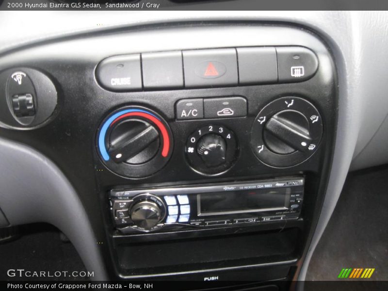 Sandalwood / Gray 2000 Hyundai Elantra GLS Sedan