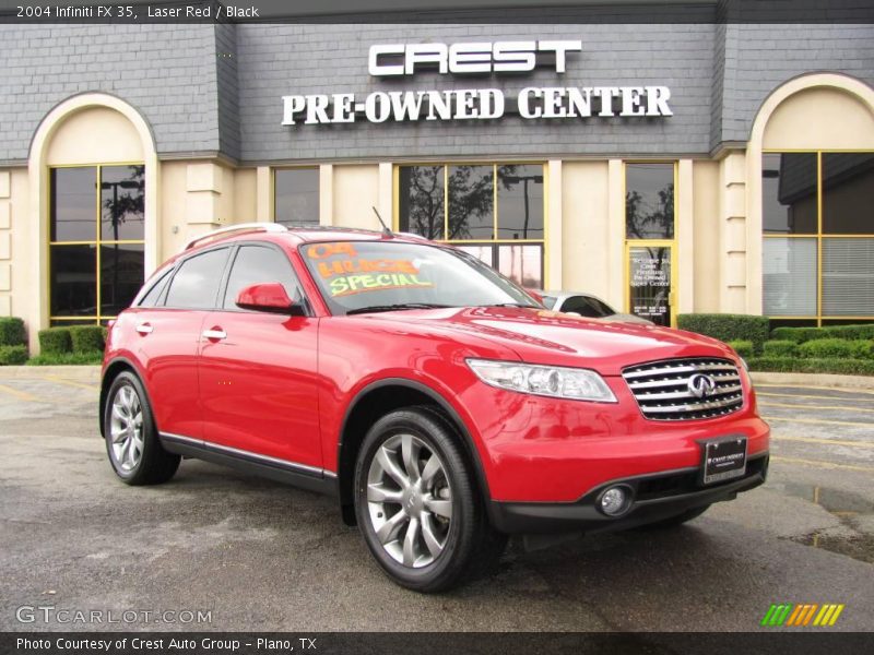 Laser Red / Black 2004 Infiniti FX 35