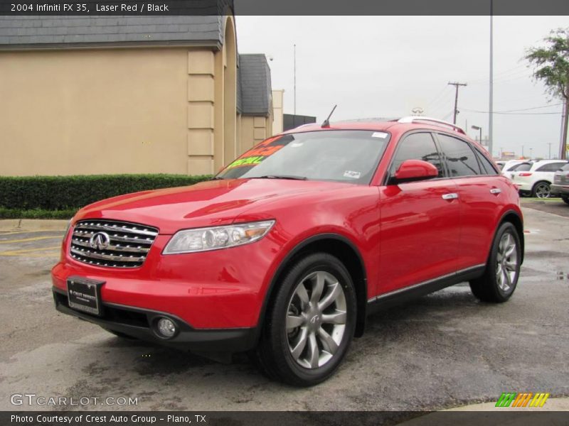 Laser Red / Black 2004 Infiniti FX 35