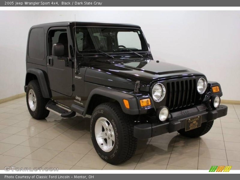 Black / Dark Slate Gray 2005 Jeep Wrangler Sport 4x4