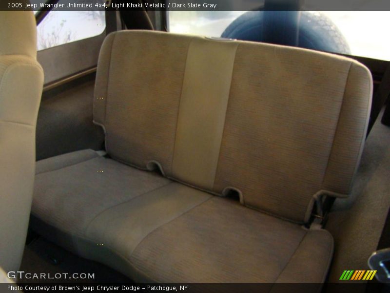 Light Khaki Metallic / Dark Slate Gray 2005 Jeep Wrangler Unlimited 4x4