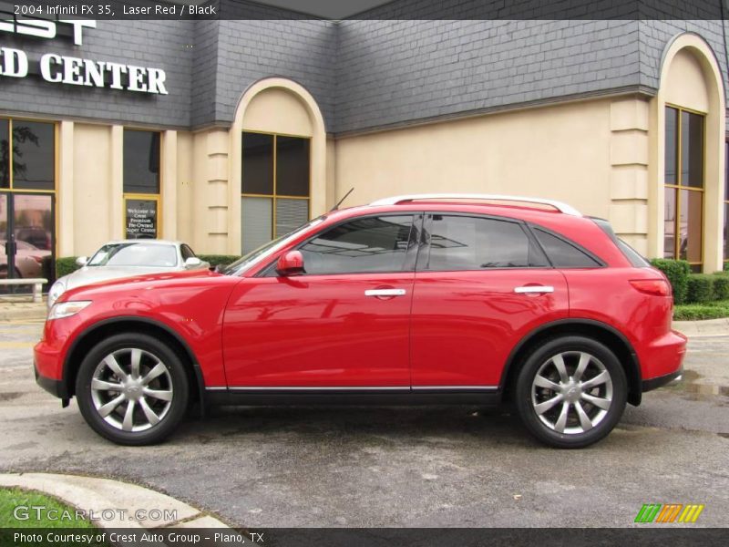 Laser Red / Black 2004 Infiniti FX 35