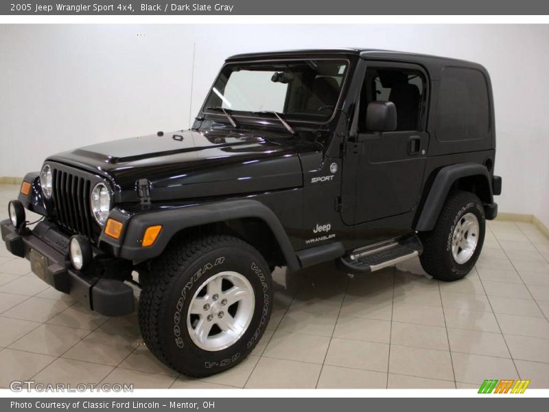 Black / Dark Slate Gray 2005 Jeep Wrangler Sport 4x4