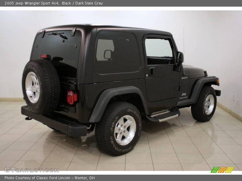 Black / Dark Slate Gray 2005 Jeep Wrangler Sport 4x4