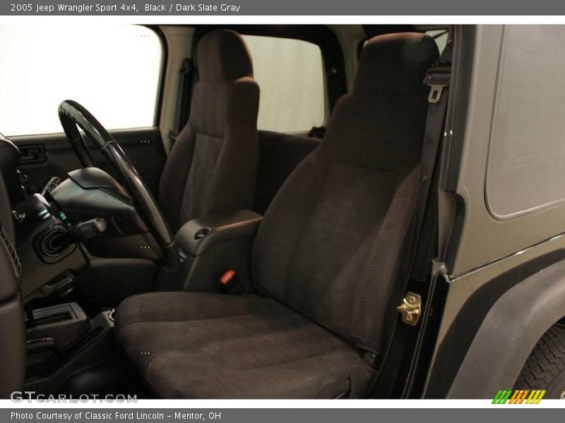 Black / Dark Slate Gray 2005 Jeep Wrangler Sport 4x4