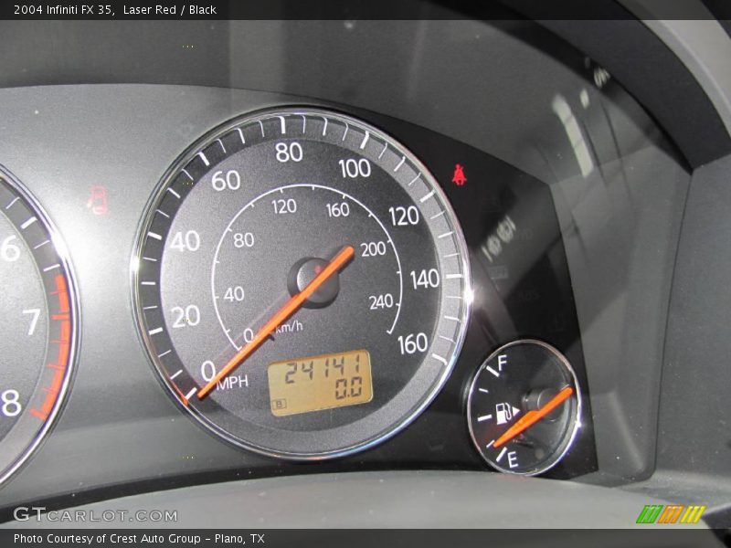 Laser Red / Black 2004 Infiniti FX 35