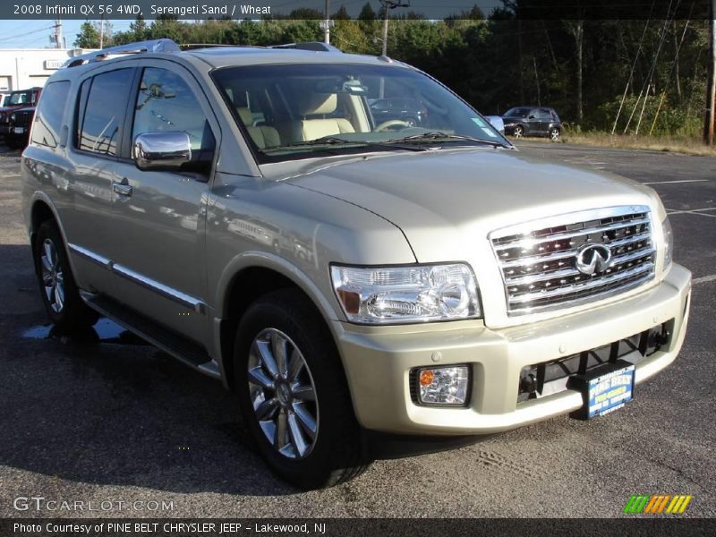 Serengeti Sand / Wheat 2008 Infiniti QX 56 4WD