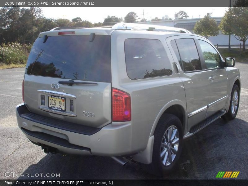 Serengeti Sand / Wheat 2008 Infiniti QX 56 4WD