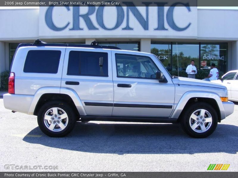 Bright Silver Metallic / Medium Slate Gray 2006 Jeep Commander