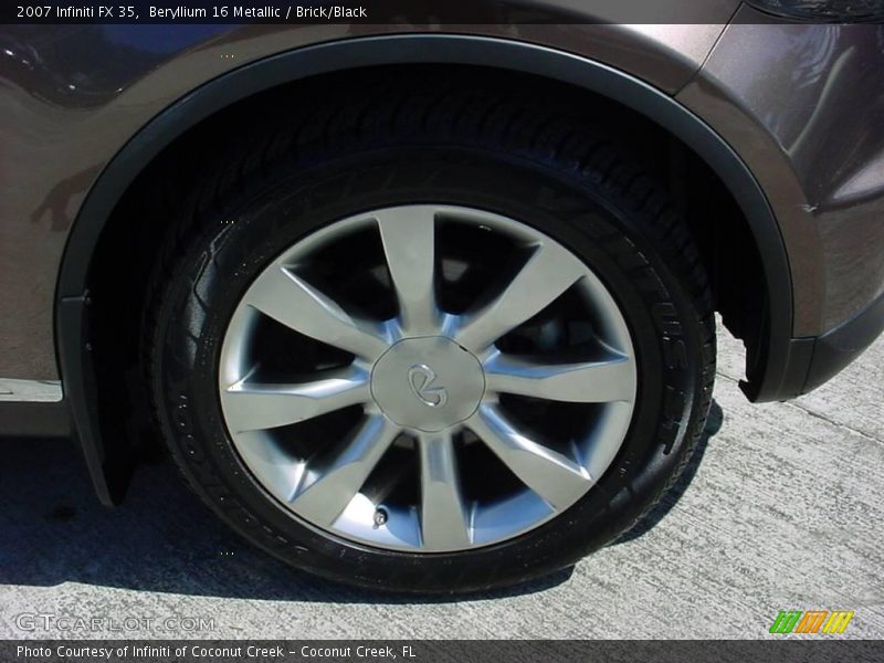 Beryllium 16 Metallic / Brick/Black 2007 Infiniti FX 35