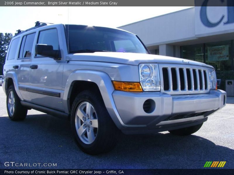 Bright Silver Metallic / Medium Slate Gray 2006 Jeep Commander