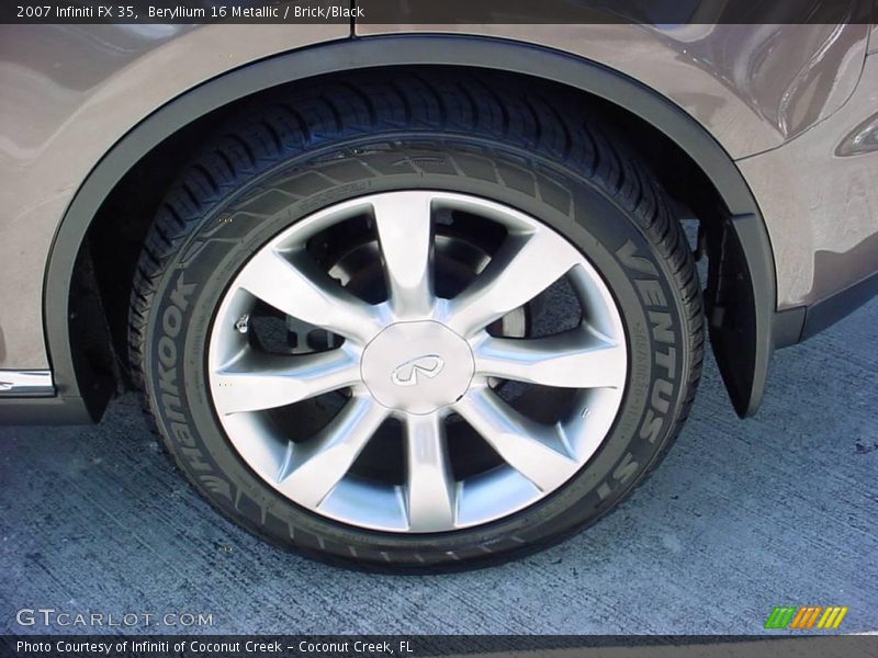 Beryllium 16 Metallic / Brick/Black 2007 Infiniti FX 35