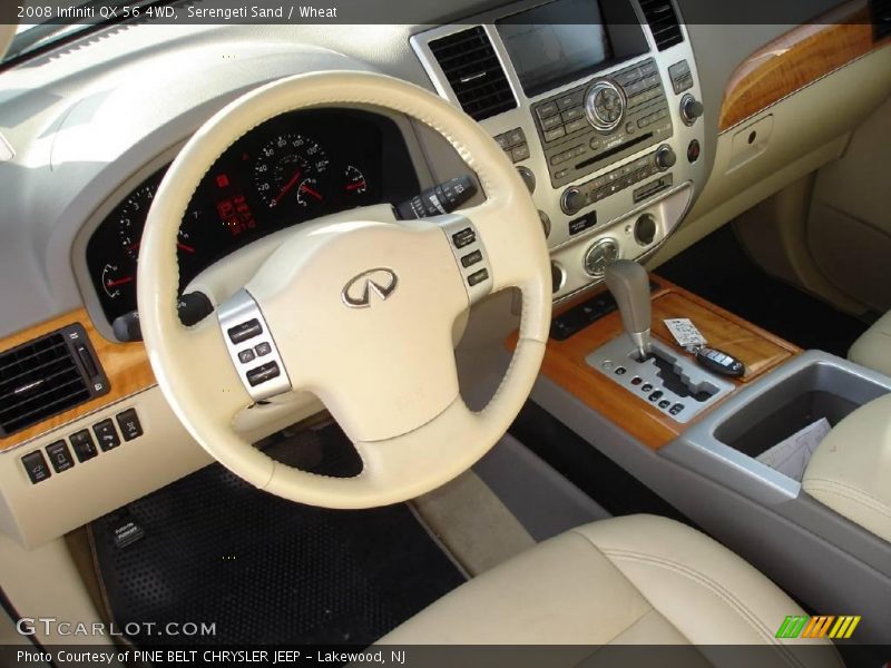 Serengeti Sand / Wheat 2008 Infiniti QX 56 4WD