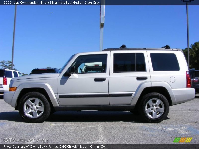 Bright Silver Metallic / Medium Slate Gray 2006 Jeep Commander