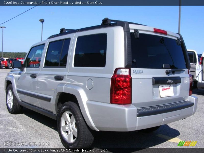 Bright Silver Metallic / Medium Slate Gray 2006 Jeep Commander