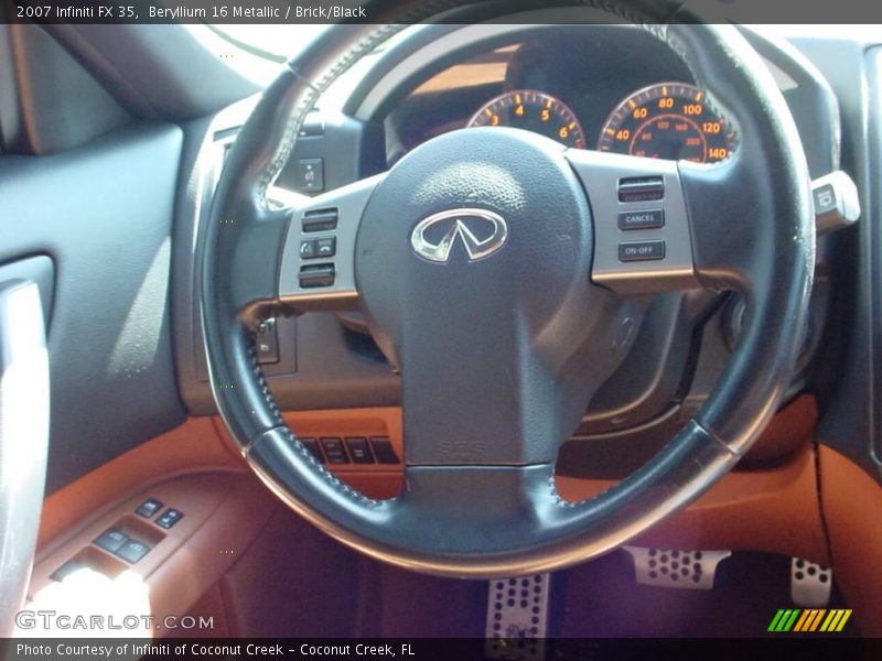 Beryllium 16 Metallic / Brick/Black 2007 Infiniti FX 35