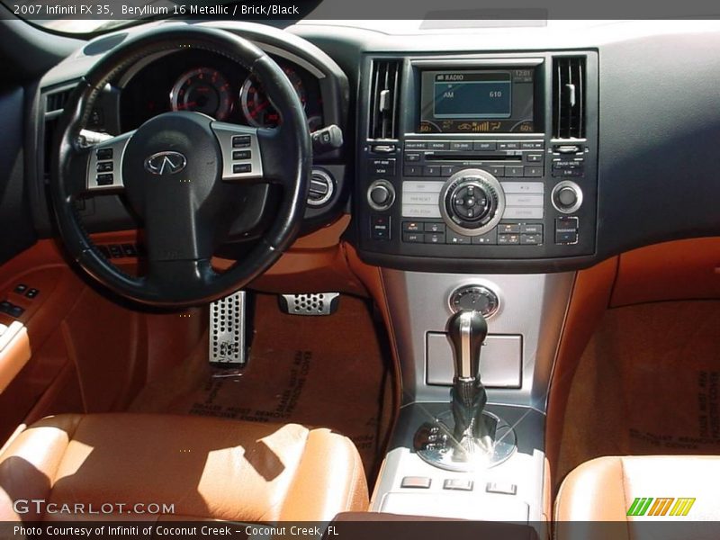 Beryllium 16 Metallic / Brick/Black 2007 Infiniti FX 35