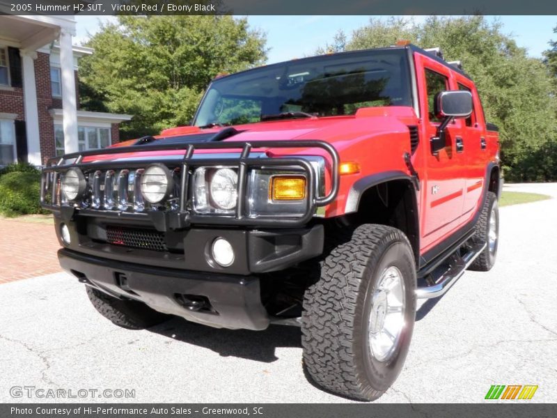 Victory Red / Ebony Black 2005 Hummer H2 SUT
