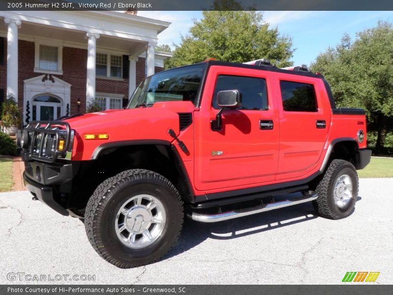 Victory Red / Ebony Black 2005 Hummer H2 SUT