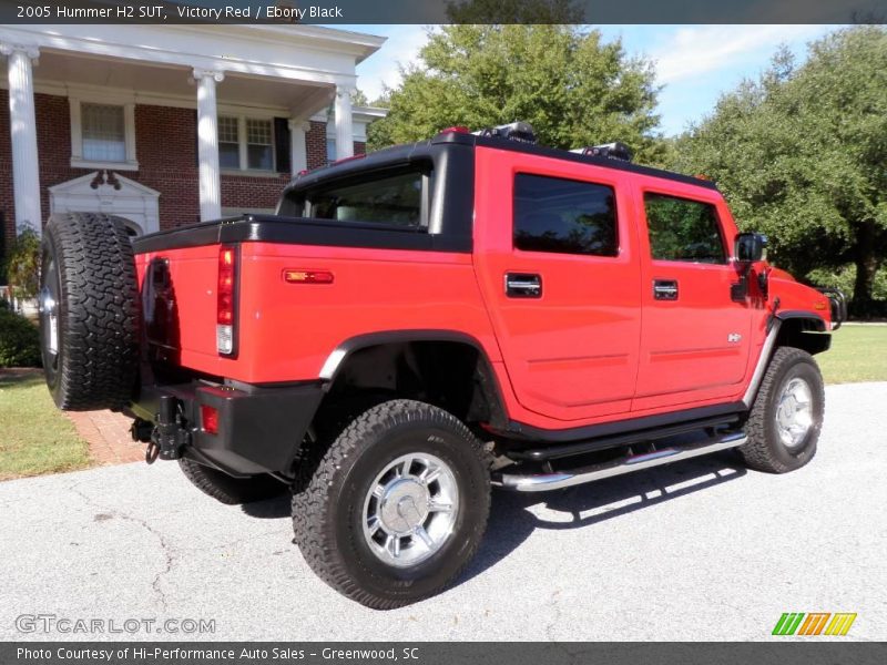 Victory Red / Ebony Black 2005 Hummer H2 SUT
