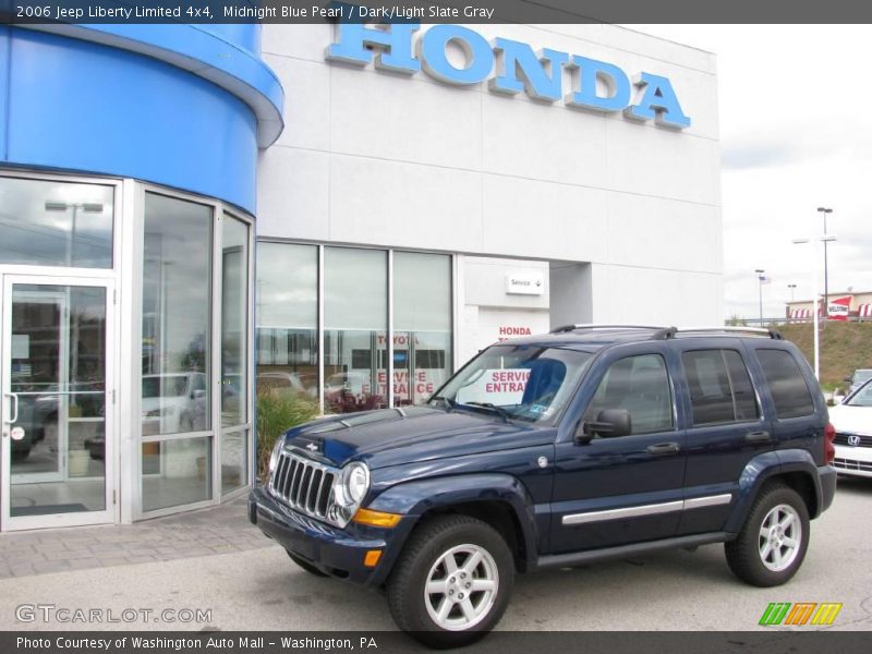 Midnight Blue Pearl / Dark/Light Slate Gray 2006 Jeep Liberty Limited 4x4