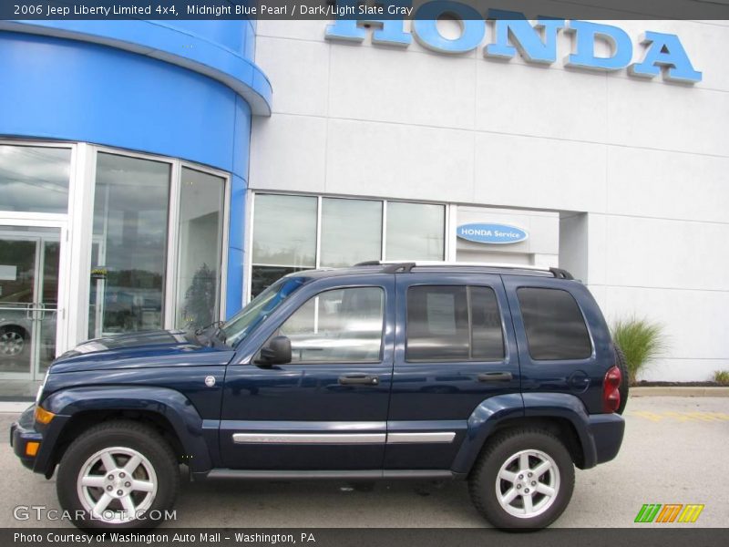 Midnight Blue Pearl / Dark/Light Slate Gray 2006 Jeep Liberty Limited 4x4