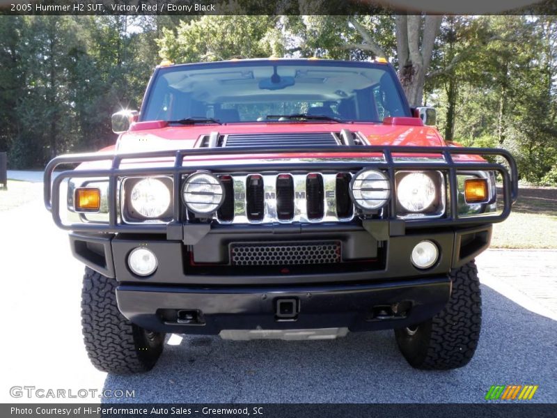 Victory Red / Ebony Black 2005 Hummer H2 SUT