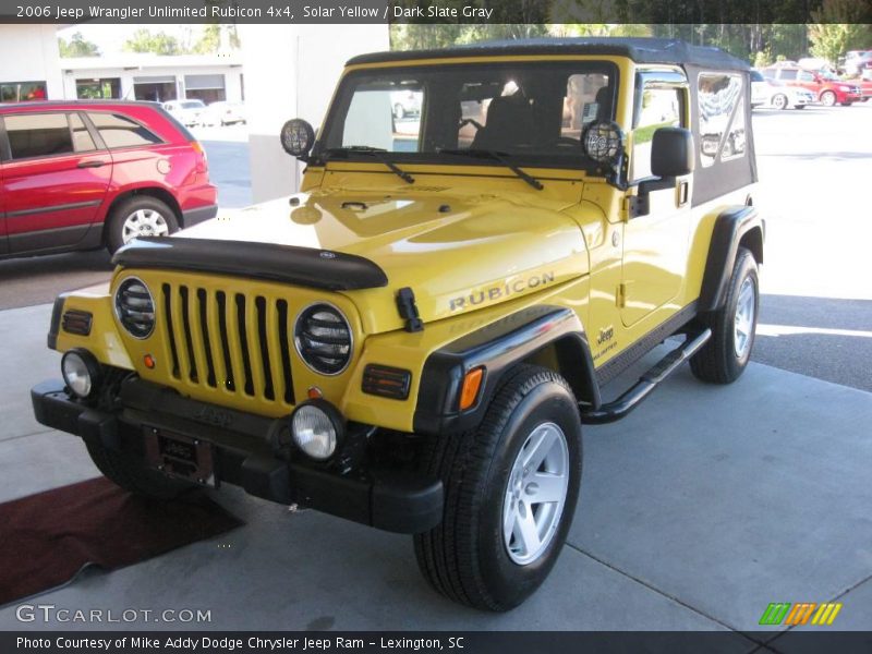 Solar Yellow / Dark Slate Gray 2006 Jeep Wrangler Unlimited Rubicon 4x4