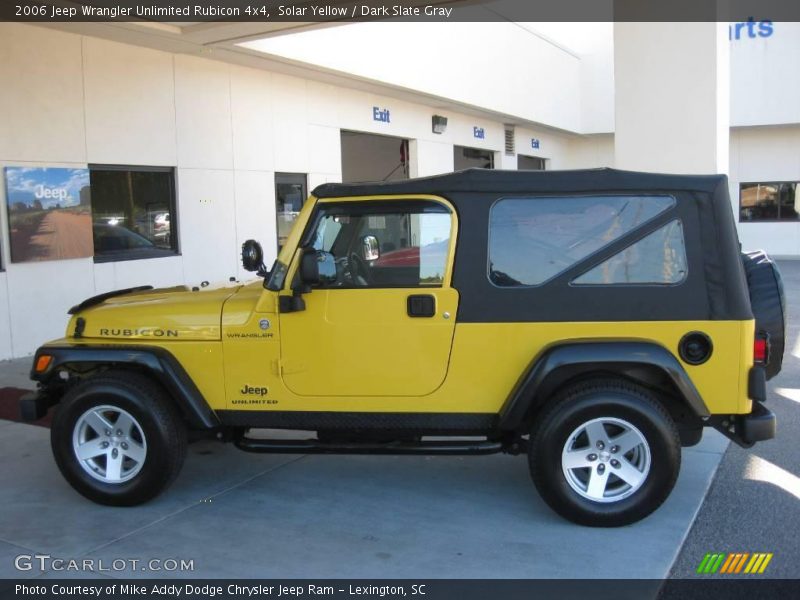 Solar Yellow / Dark Slate Gray 2006 Jeep Wrangler Unlimited Rubicon 4x4