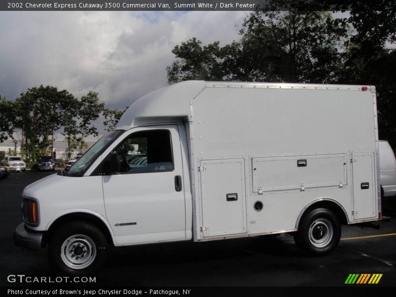 Summit White / Dark Pewter 2002 Chevrolet Express Cutaway 3500 Commercial Van