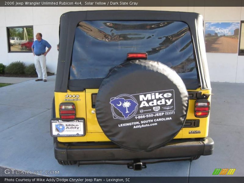 Solar Yellow / Dark Slate Gray 2006 Jeep Wrangler Unlimited Rubicon 4x4