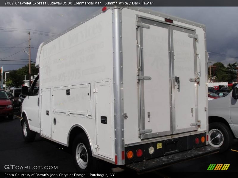 Summit White / Dark Pewter 2002 Chevrolet Express Cutaway 3500 Commercial Van