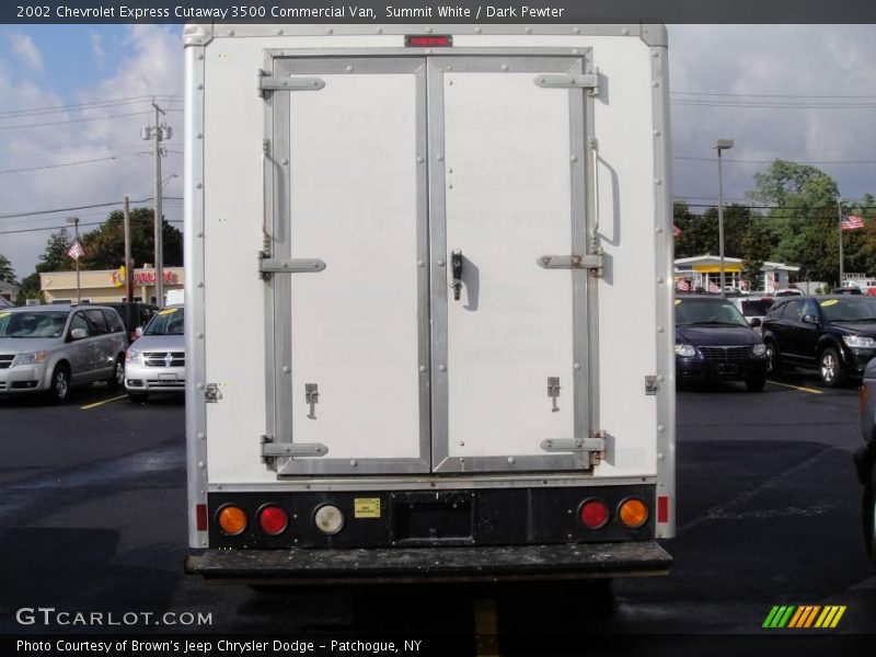 Summit White / Dark Pewter 2002 Chevrolet Express Cutaway 3500 Commercial Van