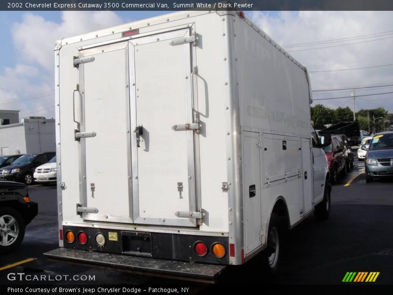 Summit White / Dark Pewter 2002 Chevrolet Express Cutaway 3500 Commercial Van
