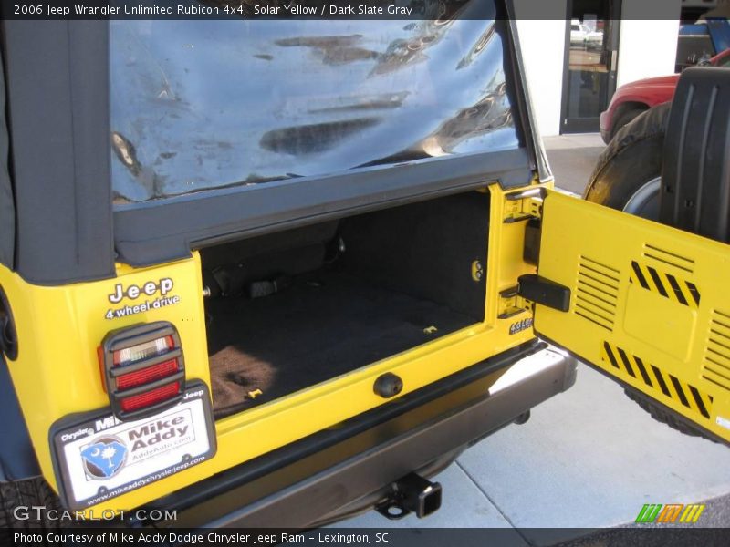 Solar Yellow / Dark Slate Gray 2006 Jeep Wrangler Unlimited Rubicon 4x4