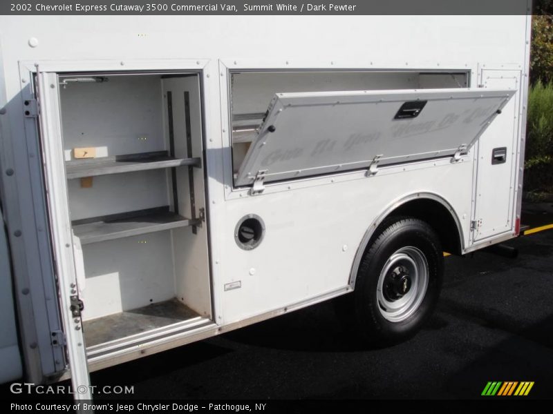Summit White / Dark Pewter 2002 Chevrolet Express Cutaway 3500 Commercial Van