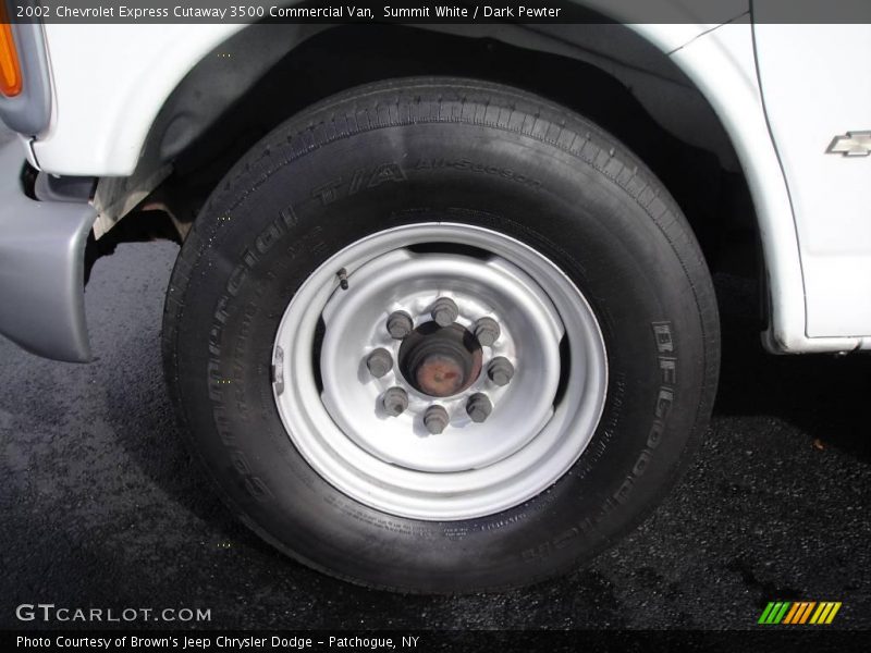 Summit White / Dark Pewter 2002 Chevrolet Express Cutaway 3500 Commercial Van