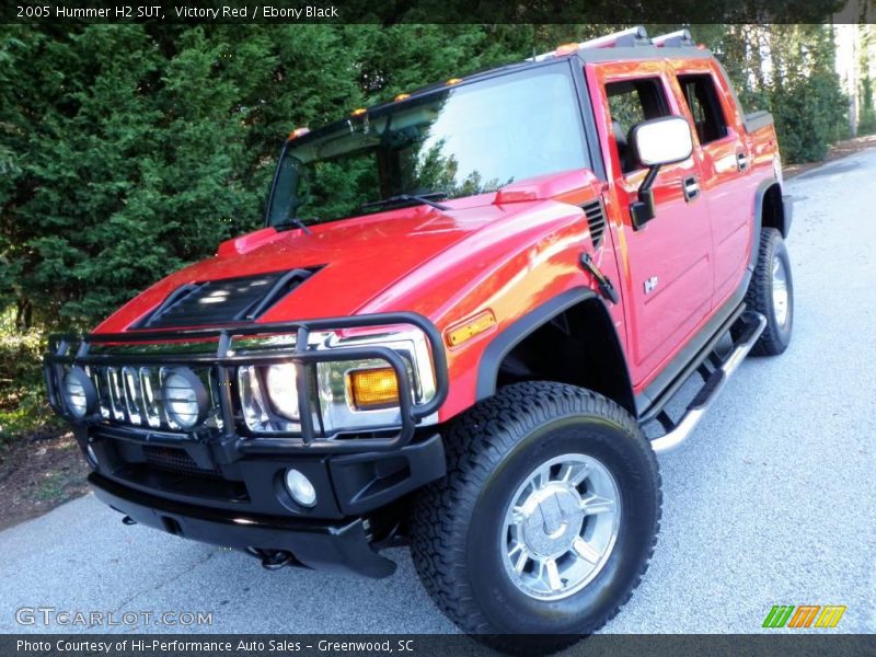 Victory Red / Ebony Black 2005 Hummer H2 SUT