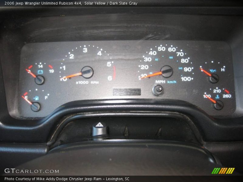 Solar Yellow / Dark Slate Gray 2006 Jeep Wrangler Unlimited Rubicon 4x4