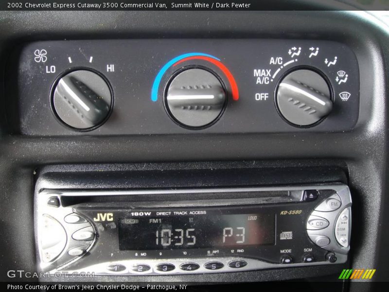 Summit White / Dark Pewter 2002 Chevrolet Express Cutaway 3500 Commercial Van