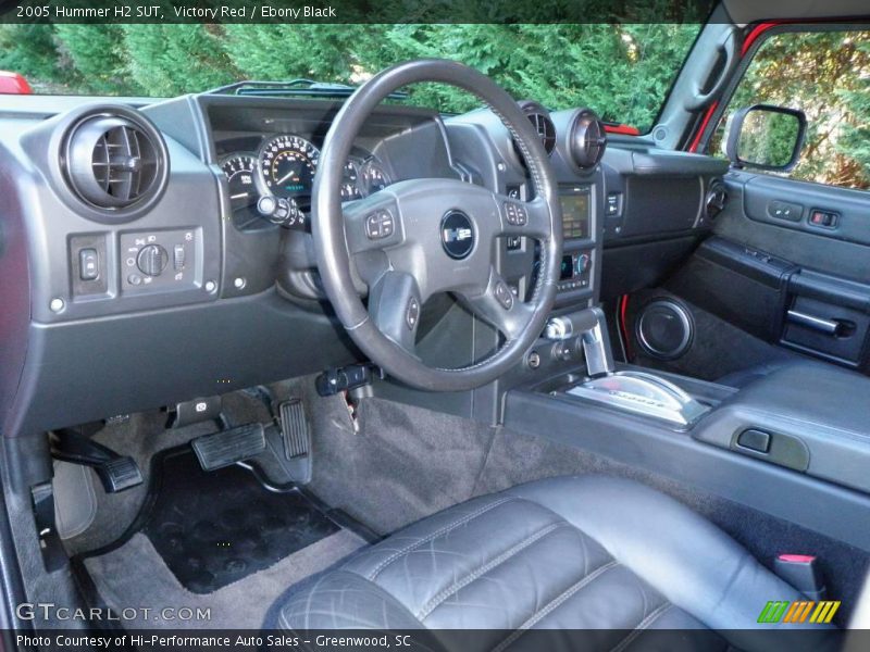 Victory Red / Ebony Black 2005 Hummer H2 SUT