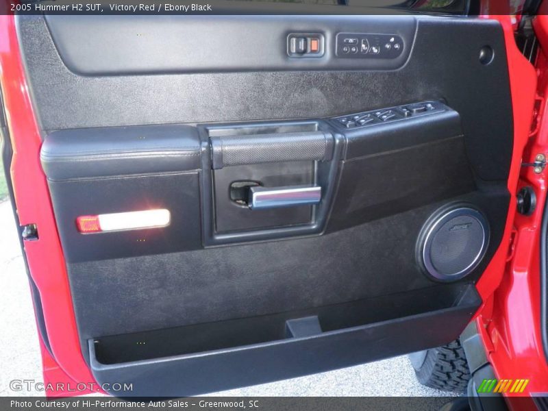 Victory Red / Ebony Black 2005 Hummer H2 SUT