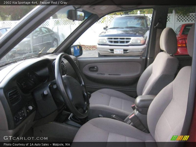 Pepper Red / Gray 2002 Kia Sportage 4x4