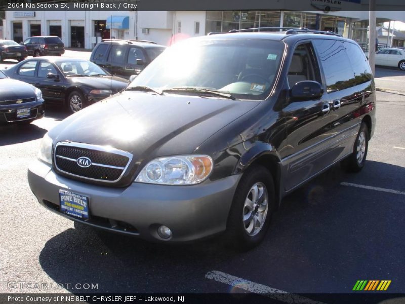 Midnight Black / Gray 2004 Kia Sedona EX