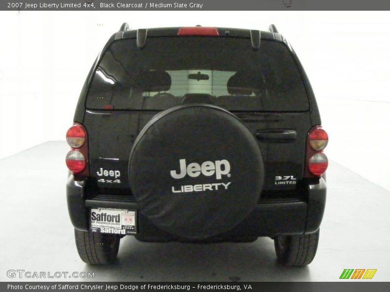 Black Clearcoat / Medium Slate Gray 2007 Jeep Liberty Limited 4x4