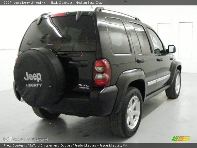 Black Clearcoat / Medium Slate Gray 2007 Jeep Liberty Limited 4x4