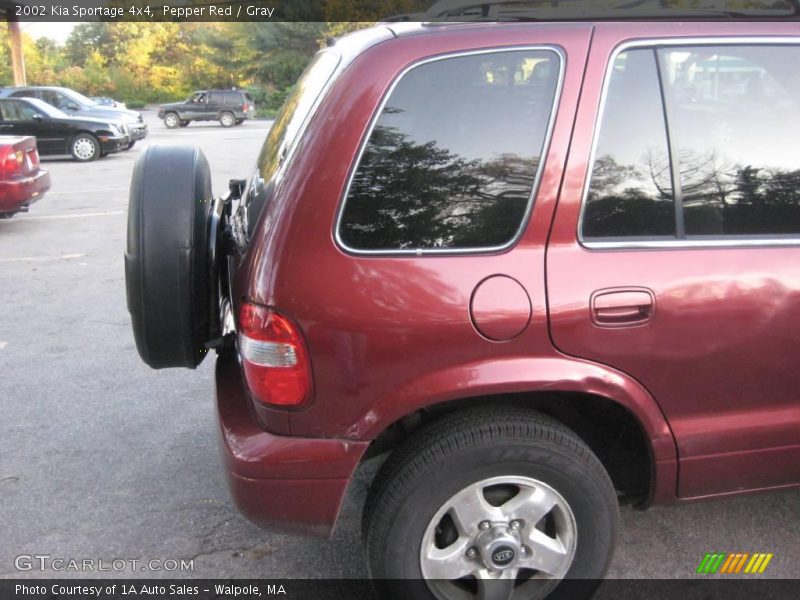 Pepper Red / Gray 2002 Kia Sportage 4x4