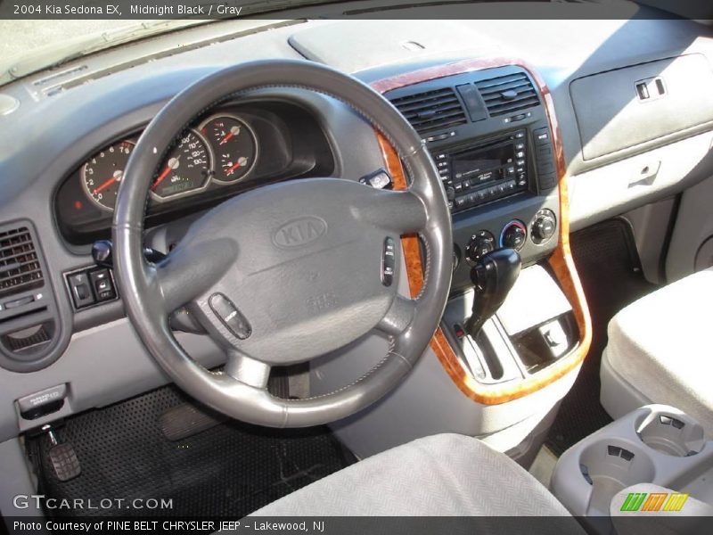 Midnight Black / Gray 2004 Kia Sedona EX