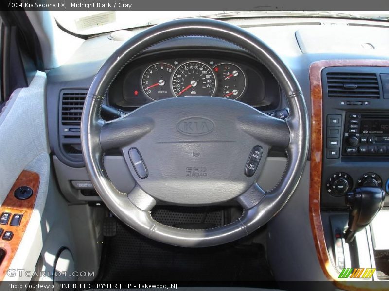 Midnight Black / Gray 2004 Kia Sedona EX