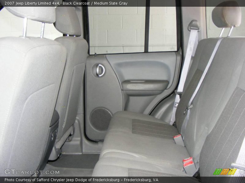 Black Clearcoat / Medium Slate Gray 2007 Jeep Liberty Limited 4x4